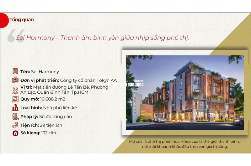 Bán nhà liền kề tại 239 Đường Lê Tấn Bê, Phường An Lạc, Bình Tân,TPHCM